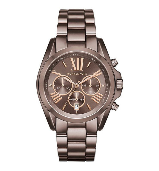 Buy Michael Kors Bradshaw Chronograph Sable Dial Brown Steel Strap Watch for Women  - MK6247 in Pakistan