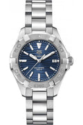 Buy Tag Heuer Aquaracer Blue Dial Silver Steel Strap Watch for Women - WBD131D.BA0748 in Pakistan