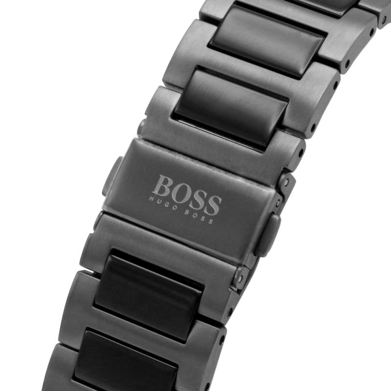 Buy Hugo Boss Mens Chronograph Quartz Stainless Steel Black Dial 43mm Watch - 1513814 in Pakistan