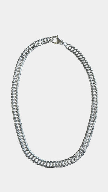 Sterling Silver Chunky Curb Bracelet
