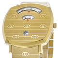 Buy Gucci Grip Gold Dial Gold Stainless Steel Strap Watch for Men - YA157409 in Pakistan