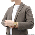 Buy Gucci Grip Gold Dial Gold Stainless Steel Strap Watch for Men - YA157409 in Pakistan