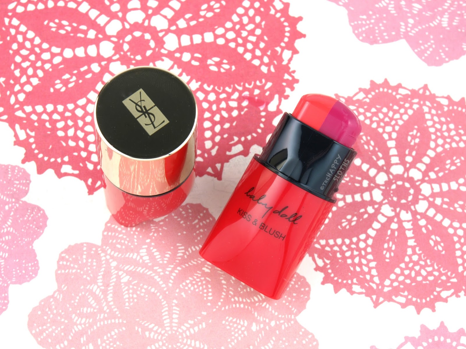 Buy Yves Saint Laurent Kiss & Blush Duo Stick - Baby Doll 7 [Tester] in Pakistan