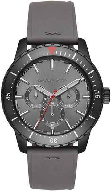Buy Michael Kors Mens Quartz Silicone Strap Grey Dial 44mm Watch - Mk7164 in Pakistan
