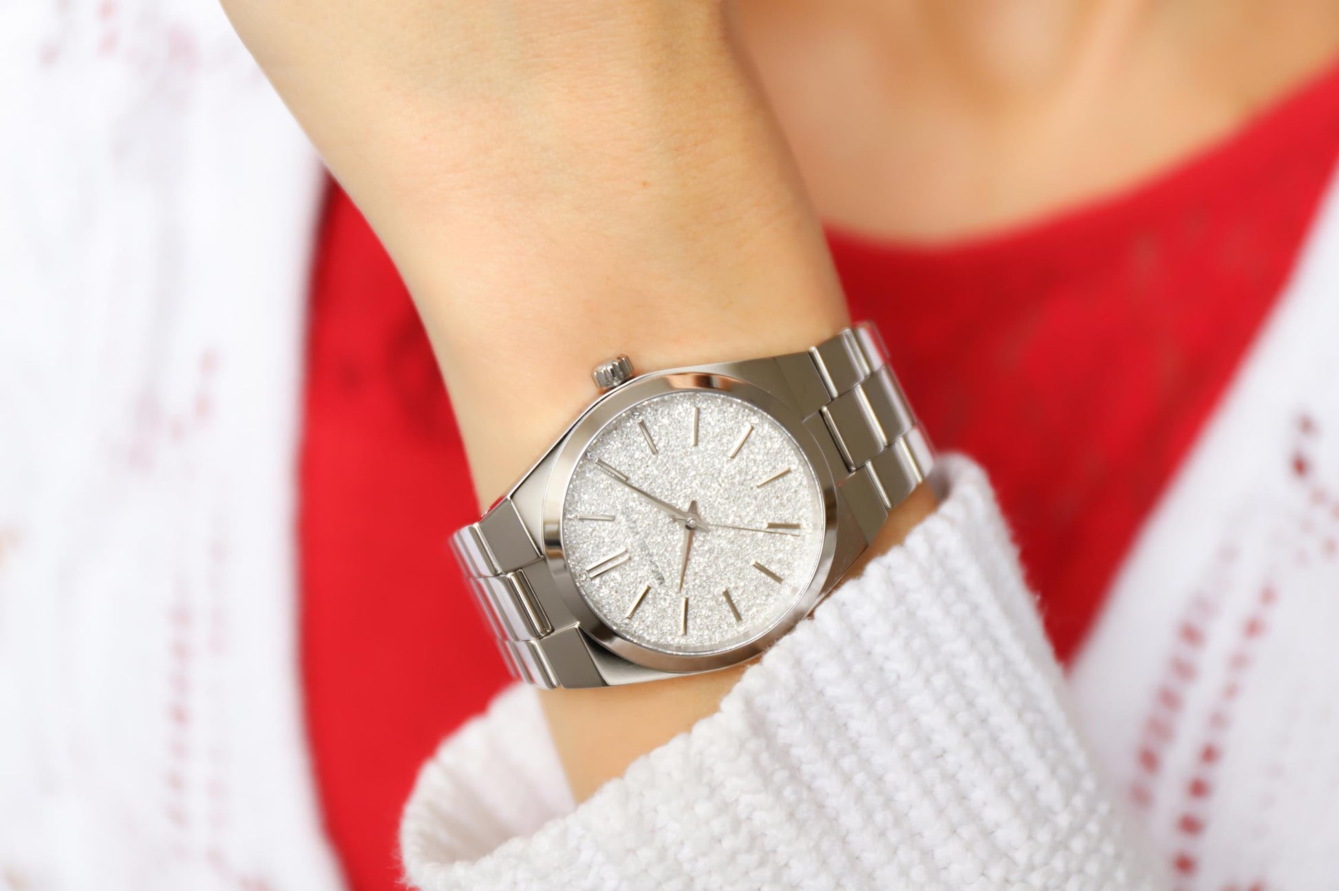 Buy Michael Kors Channing Silver Steel Strap Silver Dial Women's Watch - Mk6626 in Pakistan