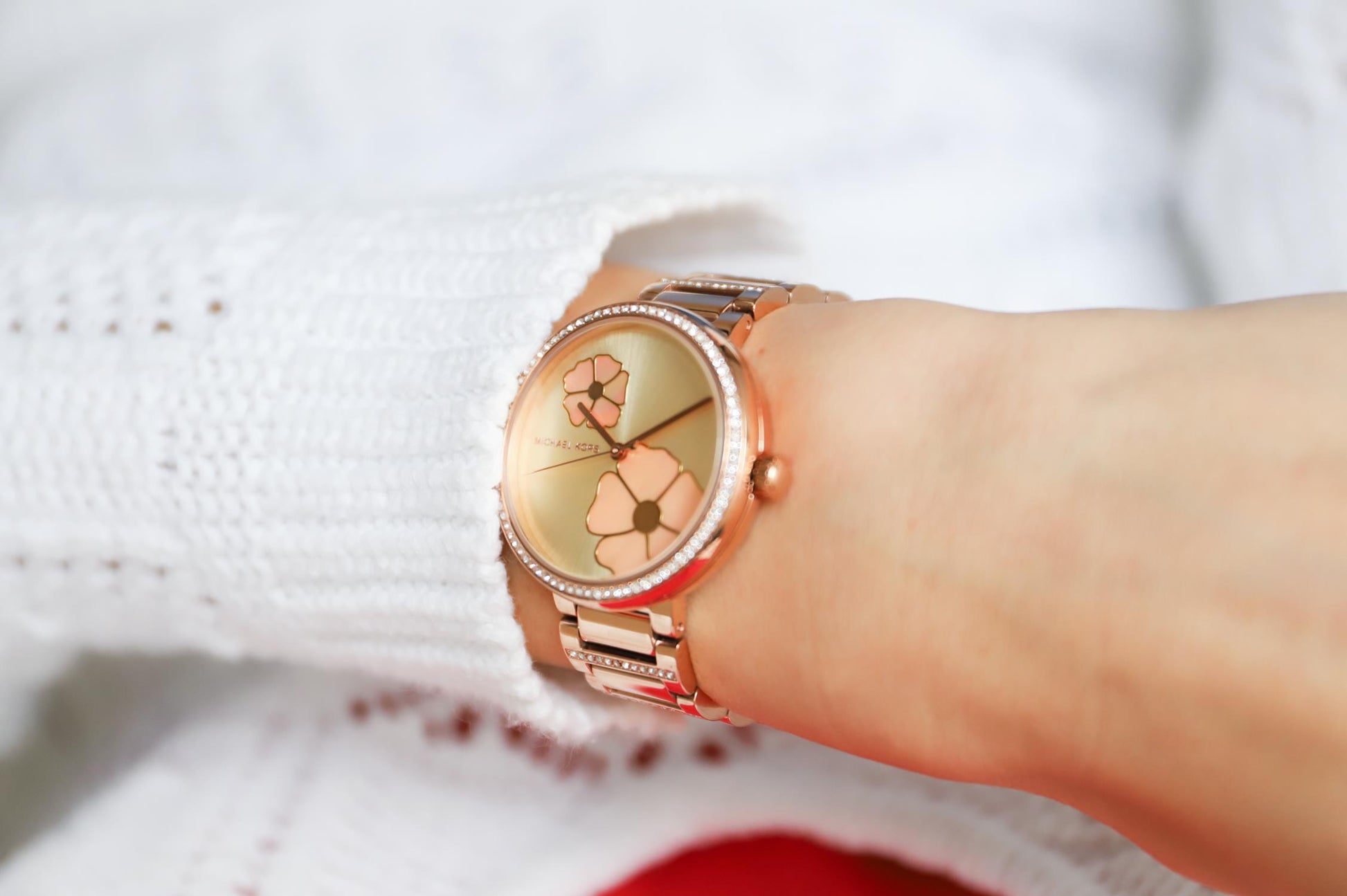 Buy Michael Kors Women's Courtney Analog Display Analog Quartz Rose Gold Watch - Mk3836 in Pakistan