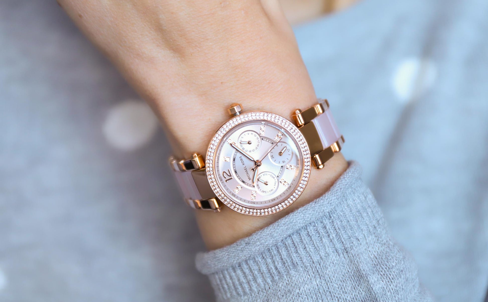 Buy Michael Kors Womens Quartz Stainless Steel Rose Gold Dial 33mm Watch - Mk6110 in Pakistan