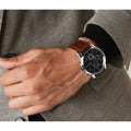 Buy Hugo Boss Mens Quartz Brown Leather Strap Black Dial 44mm Watch - 1513494 in Pakistan