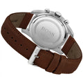 Buy Hugo Boss Mens Quartz Brown Leather Strap Grey Dial 44mm Watch - 1513787 in Pakistan