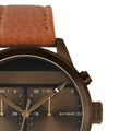 Buy Tommy Hilfiger Mens Quartz Brown Leather Strap Brown Dial 44mm Watch - 1791594 in Pakistan