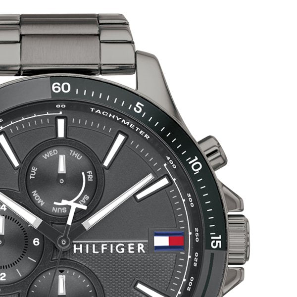 Buy Tommy Hilfiger Mens Quartz Stainless Steel Gray Dial 46mm Watch - 1791719 in Pakistan