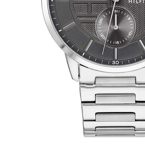 Buy Tommy Hilfiger Mens Quartz Stainless Steel Grey Dial 44mm Watch - 1791608 in Pakistan