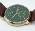 Buy Tommy Hilfiger Mens Quartz Brown Leather Strap Green Dial 41mm Watch - 1791607 in Pakistan