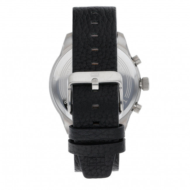 Buy Tommy Hilfiger Quartz Leather Strap Black Dial 44mm Watch for Men - 1791786 in Pakistan