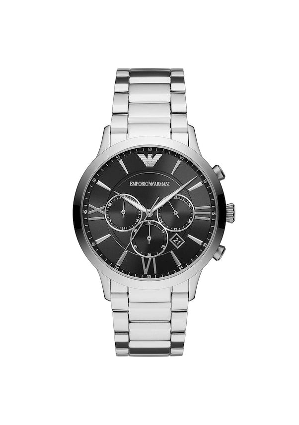 Buy Emporio Armani Men's Chronograph Stainless Steel Black Dial 44mm Watch AR11208 in Pakistan