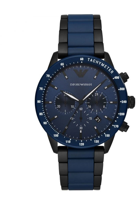 Buy Emporio Armani Men’s Chronograph Quartz Analog Stainless Steel Blue Dial 43mm Watch AR70001 in Pakistan