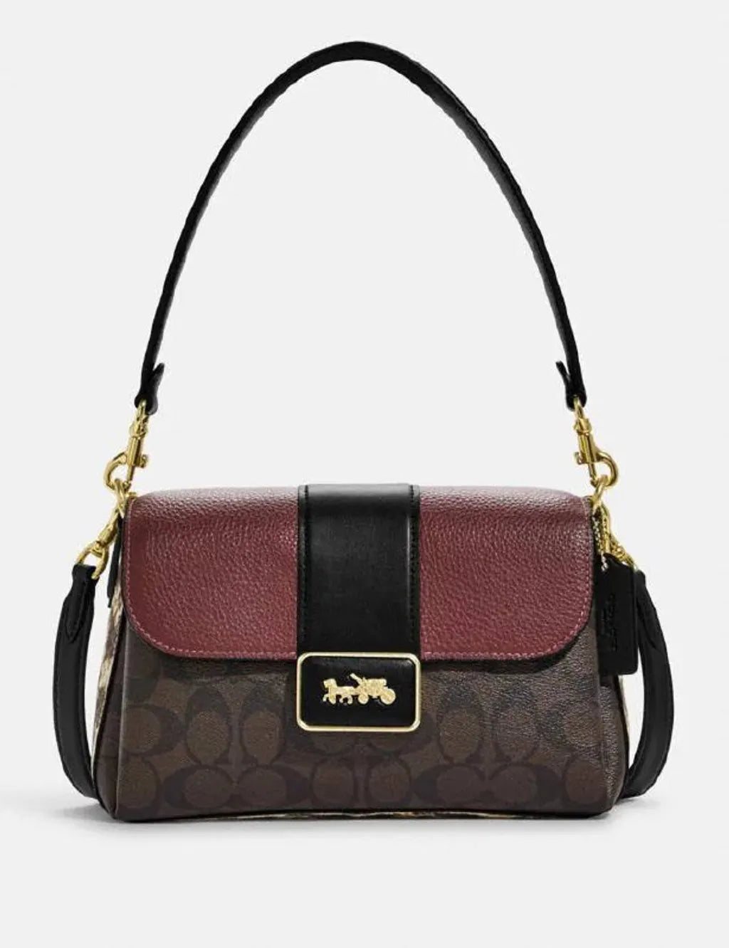 Buy Coach Grace Shoulder In Signature Canvas Small Bag in Pakistan