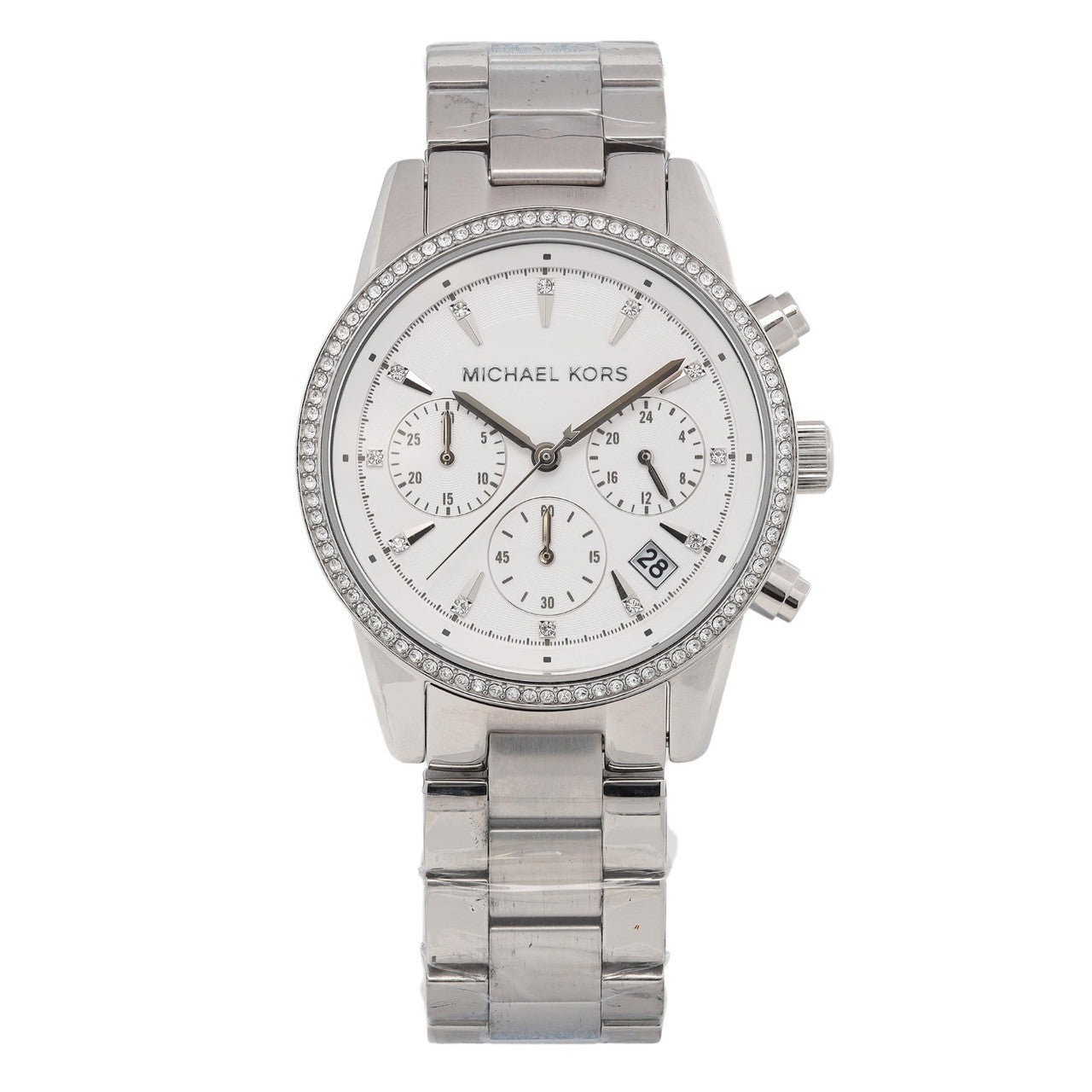 Buy Michael Kors Womens Quartz Stainless Steel Silver Dial 47mm Watch - Mk6575 in Pakistan