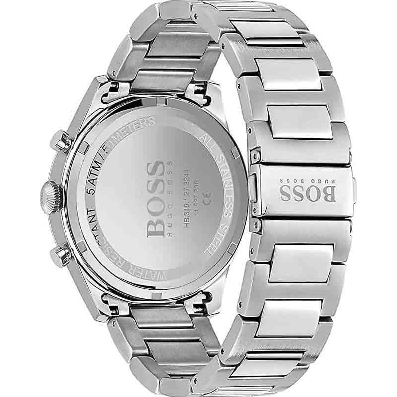 Buy Hugo Boss Mens Quartz Pioneer Stainless Steel Green Dial 44mm Watch - 1513868 in Pakistan