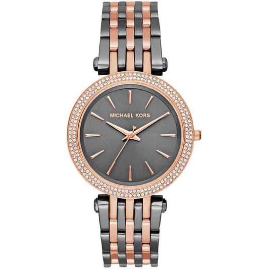 Buy Michael Kors Womens Quartz Darci Stainless Steel Grey Dial 33mm Watch - Mk3584 in Pakistan