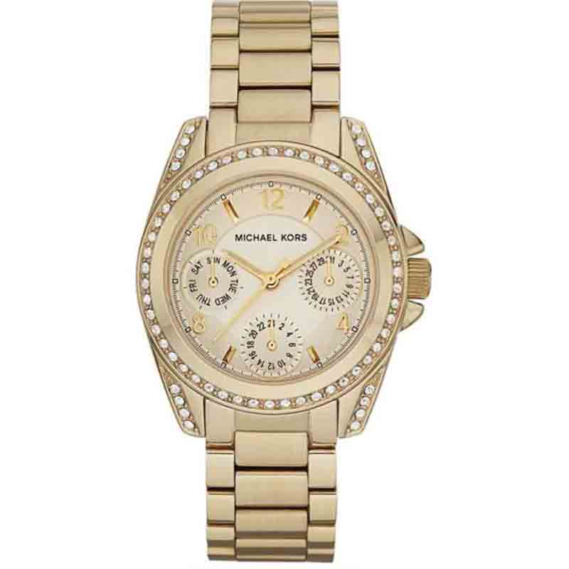 Buy Michael Kors Womens Quartz Blair Gold Stainless Steel Light Champagne Dial 33mm Watch - Mk5639 in Pakistan
