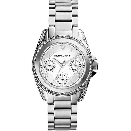 Buy Michael Kors Womens Analog Blair Silver Stainless Steel Silver Dial 33mm Watch - Mk5612 in Pakistan