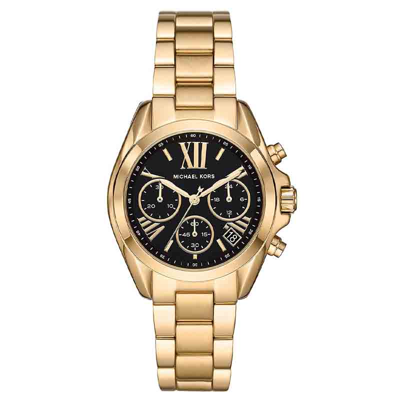 Buy Michael Kors Womens Chronograph Quartz Stainless Steel Black Dial 36mm Watch - Mk6959 in Pakistan