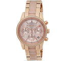 Buy Michael Kors Womens Quartz Ritz Stainless Steel Rose Gold Dial 37mm Watch - Mk6307 in Pakistan