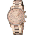 Buy Michael Kors Womens Quartz Ritz Stainless Steel Rose Gold Dial 37mm Watch - Mk6598 in Pakistan