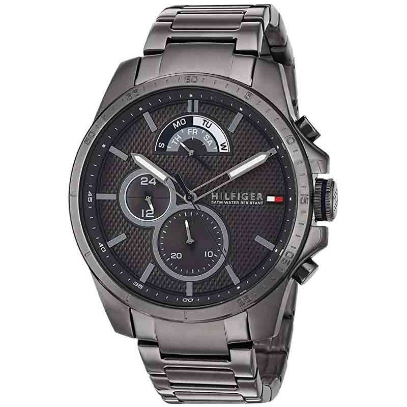 Buy Tommy Hilfiger Mens Quartz Stainless Steel Grey Dial 46mm Watch - 1791347 in Pakistan