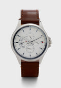 Buy Tommy Hilfiger Quartz Leather Strap White Dial 44mm for Men Watch - 1791614 in Pakistan
