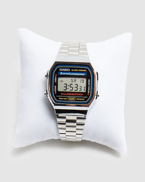 Buy Casio Illuminator Stainless Steel Watch for Men - A-168 in Pakistan