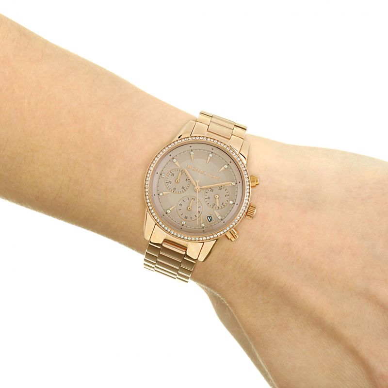 Buy Michael Kors Womens Quartz Stainless Steel Rose Gold Dial 37mm Watch - Mk6357 in Pakistan