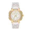 Buy Michael Kors Womens Quartz Sidney White Silicone Strap White Dial 42mm Watch - Mk7221 in Pakistan