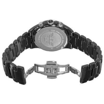 Buy Emporio Armani Men’s Chronograph Stainless Steel Black Dial 43mm Watch - AR1429 in Pakistan