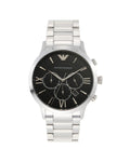 Buy Emporio Armani Men's Chronograph Stainless Steel Black Dial 44mm Watch AR11208 in Pakistan