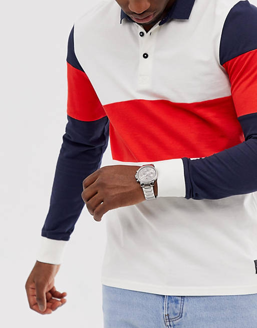 Buy Tommy Hilfiger Chronograph Quartz Stainless Steel Grey Dial 46mm Watch for Men - 1710382 in Pakistan