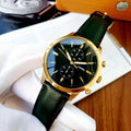 Buy Fossil Men's Chronograph Quartz Green Leather Strap Green Dial 44mm Watch FS5599 in Pakistan