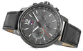 Buy Tommy Hilfiger Quartz Black Leather Strap Grey Dial 46mm Watch for Men - 1791533 in Pakistan