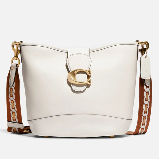 Buy Coach Talli Bucket Bag Medium - Chalk in Pakistan