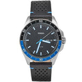 Buy Men's Quartz Sport Black Leather Strap Black Dial 44Mm Watch in Pakistan
