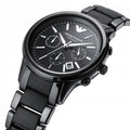 Buy Emporio Armani Mens Chronograph Quartz Stainless Steel Black Dial 43mm Watch - Ar1452 in Pakistan