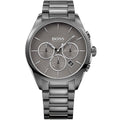 Buy Hugo Boss Mens Chronograph Quartz Onyx Stainless Steel Grey Dial 44mm Watch - 1513364 in Pakistan