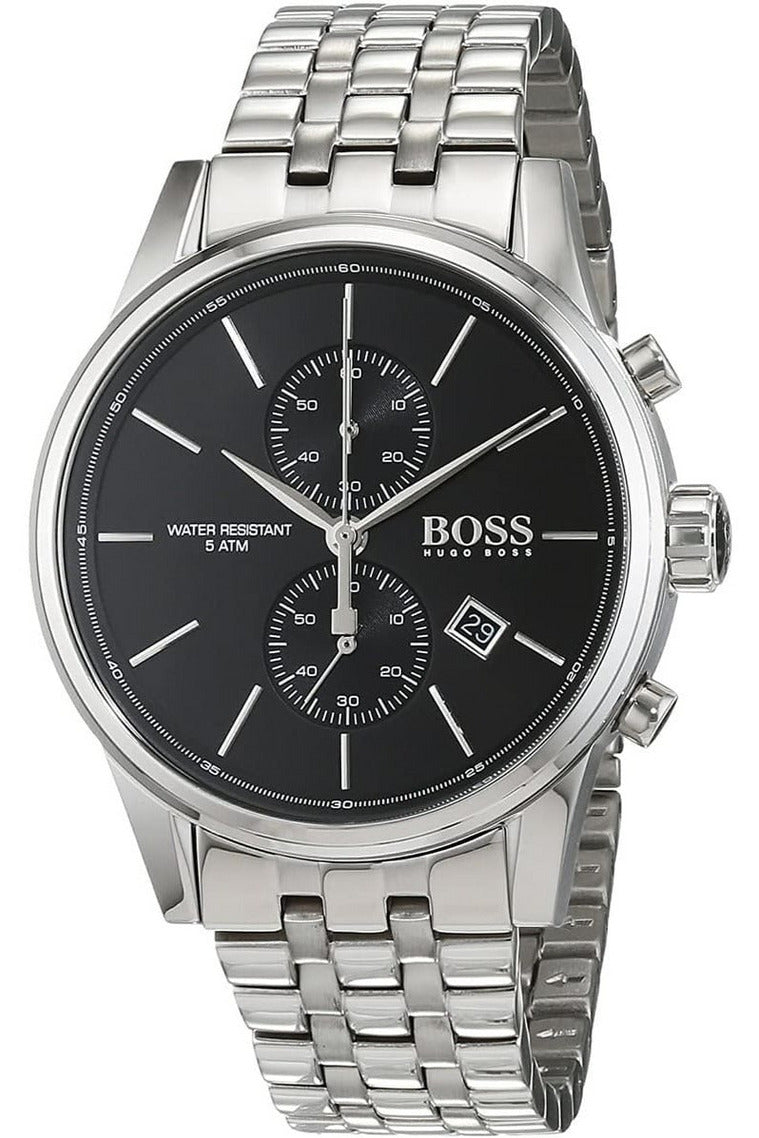 Buy Hugo Boss Men’s Chronograph Quartz Stainless Steel Black Dial 41mm Watch 1513383 in Pakistan