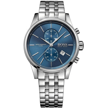 Buy Hugo Boss Mens Chronograph Quartz Stainless Steel Blue Dial 41mm Watch - 1513384 in Pakistan