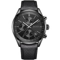 Buy Hugo Boss Mens Chronograph Quartz Leather Strap Black Dial 44mm Watch - 1513474 in Pakistan