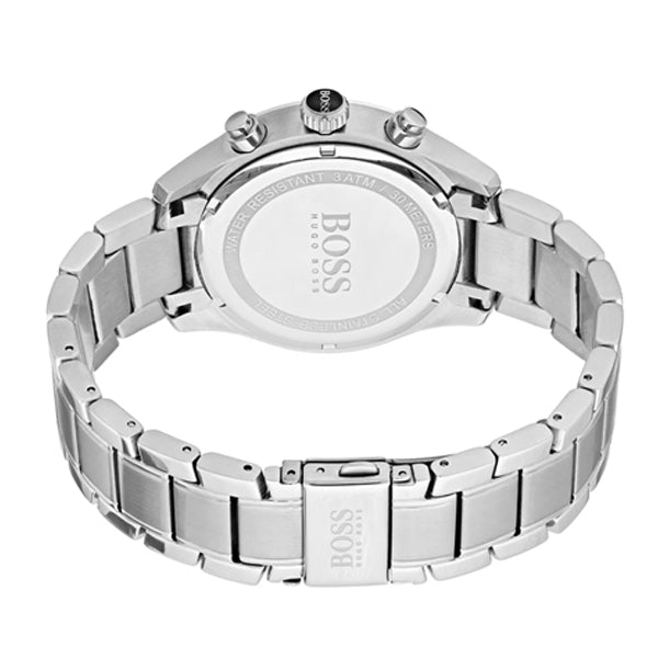 Buy Hugo Boss Mens Chronograph Quartz Grand Prix Stainless Steel Black Dial 44mm Watch - 1513477 in Pakistan