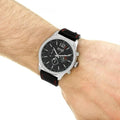 Buy Hugo Boss Chronograph Quartz Silicone Strap Black Dial 44mm Watch for Men - 1513525 in Pakistan