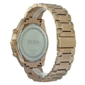 Buy Hugo Boss Mens Chronograph Quartz Trophy Rose Gold Stainless Steel Grey Dial 44mm Watch - 1513632 in Pakistan
