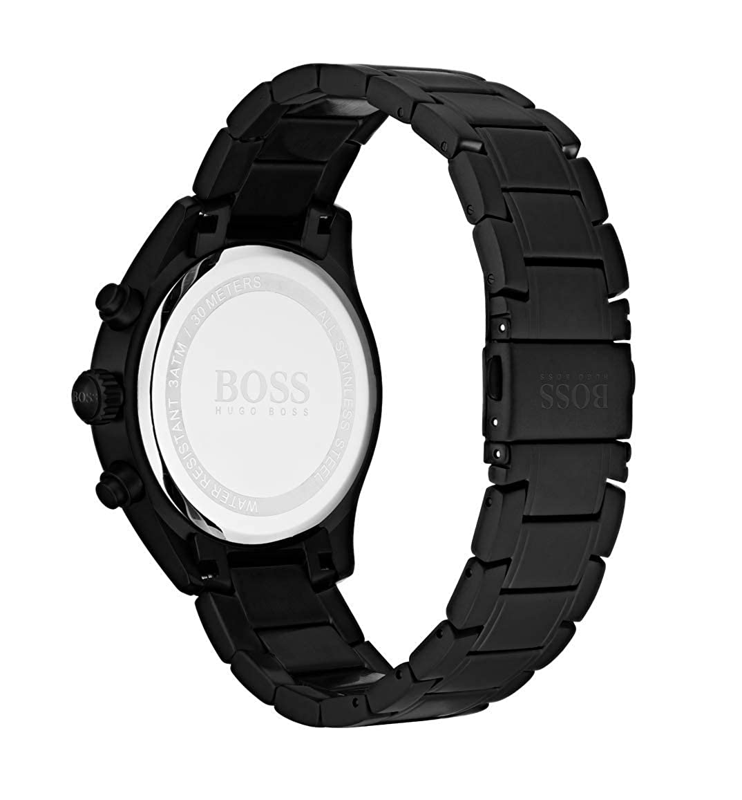 Buy Hugo Boss Chronograph Quartz Stainless Steel Black Watch for Men - 1513180 in Pakistan